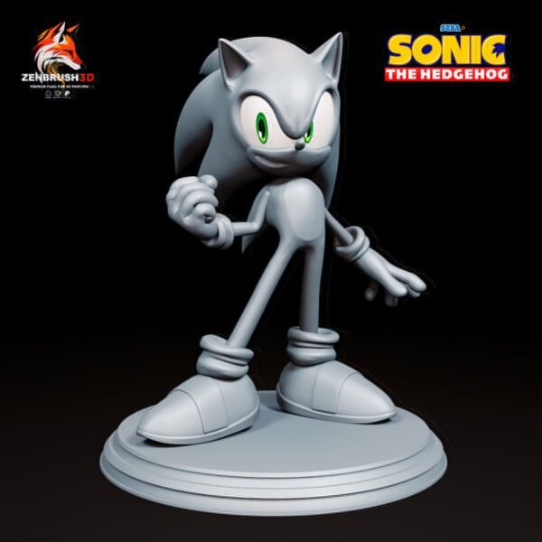 Sonic the Hedgehog STL 3D PRINTING - Imagen 5